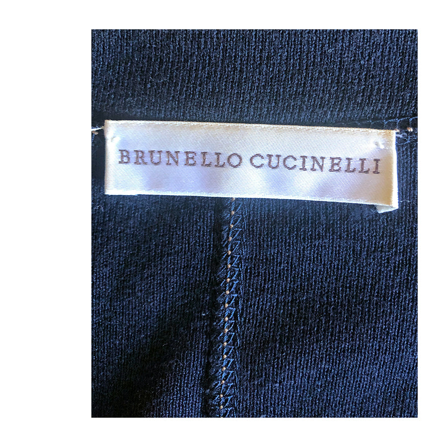 BRUNELLO CUCINELLI Blazer in Maglina di Cotone
