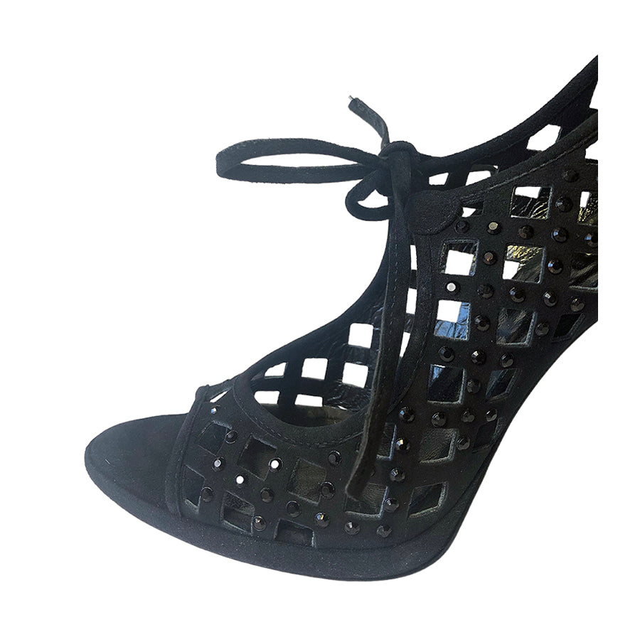 ETRE Décolleté in Camoscio