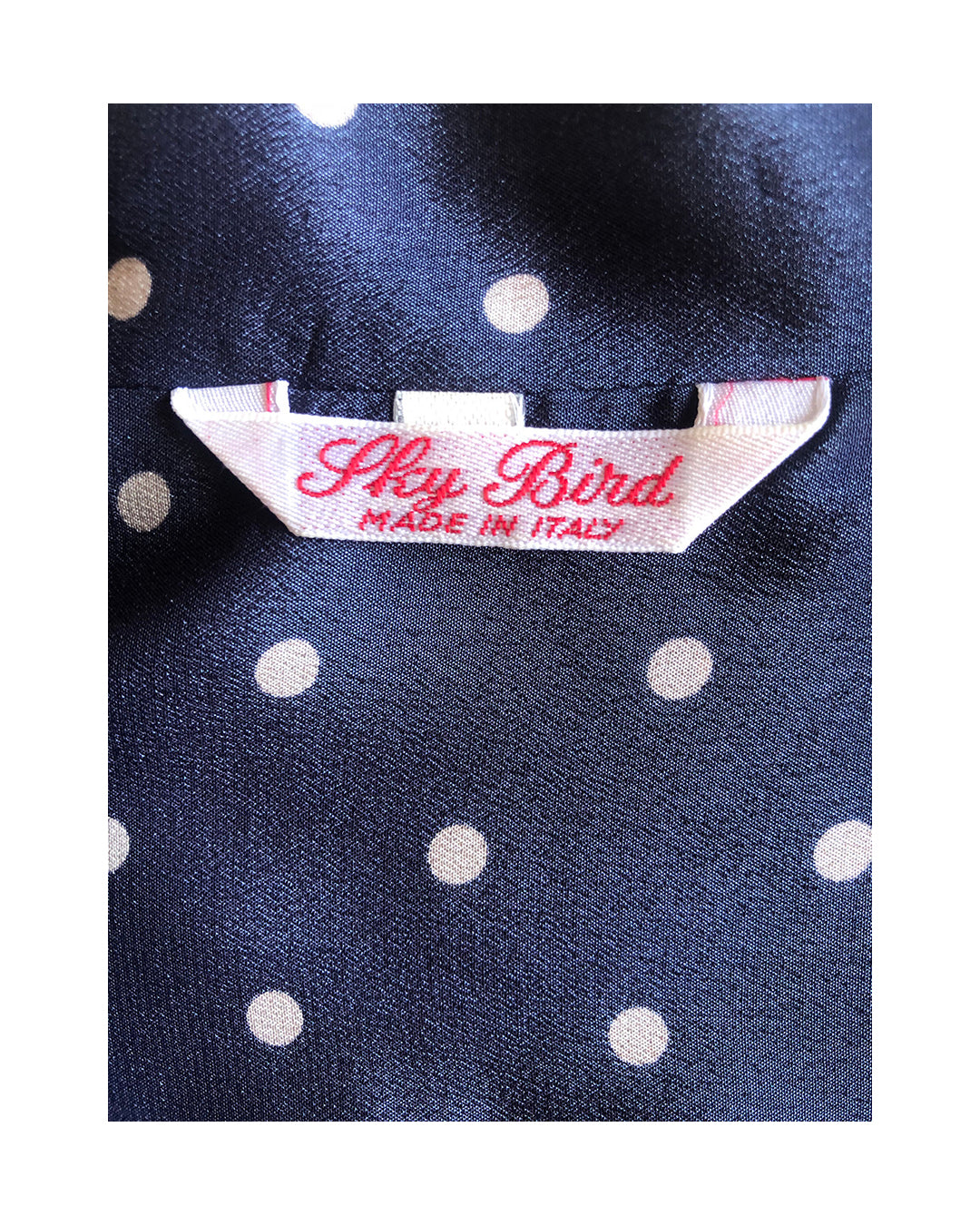VINTAGE UNSIGNED Camicia in Seta