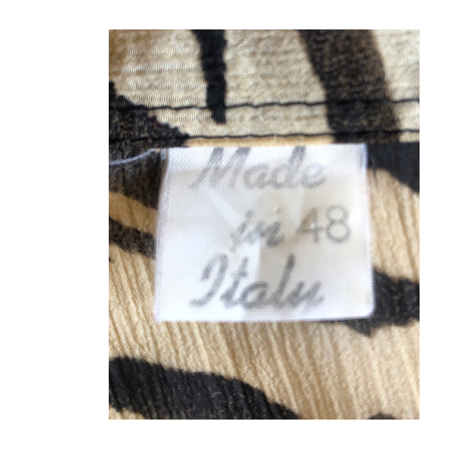 VINTAGE UNSIGNED Camicia in Viscosa