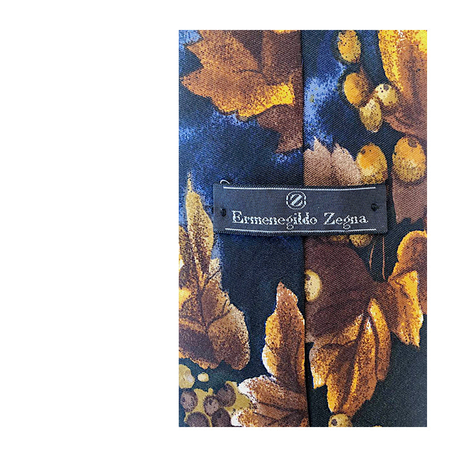 ERMENEGILDO ZEGNA Cravatta in Seta Pura