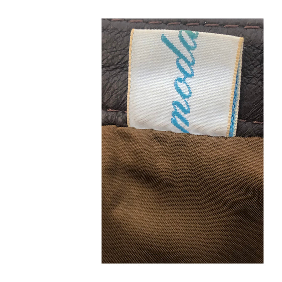 VINTAGE UNSIGNED Gonna in Pelle