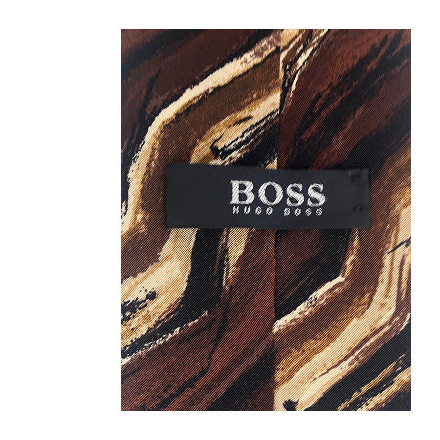 HUGO BOSS Cravatta in Seta Pura