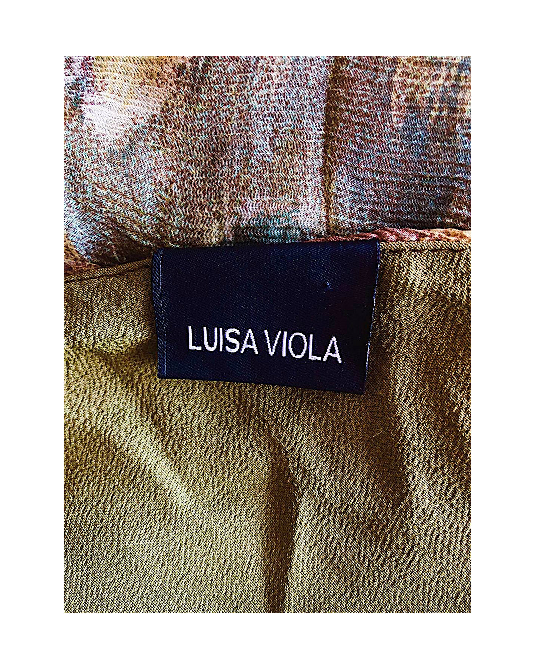 LUISA VIOLA Maxidress in Seta