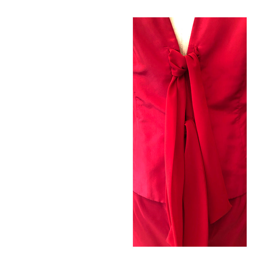 VINTAGE SARTORIALE Completo in Taffetà di Seta