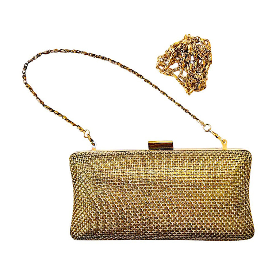 VINTAGE UNSIGNED Pochette con Tracolla