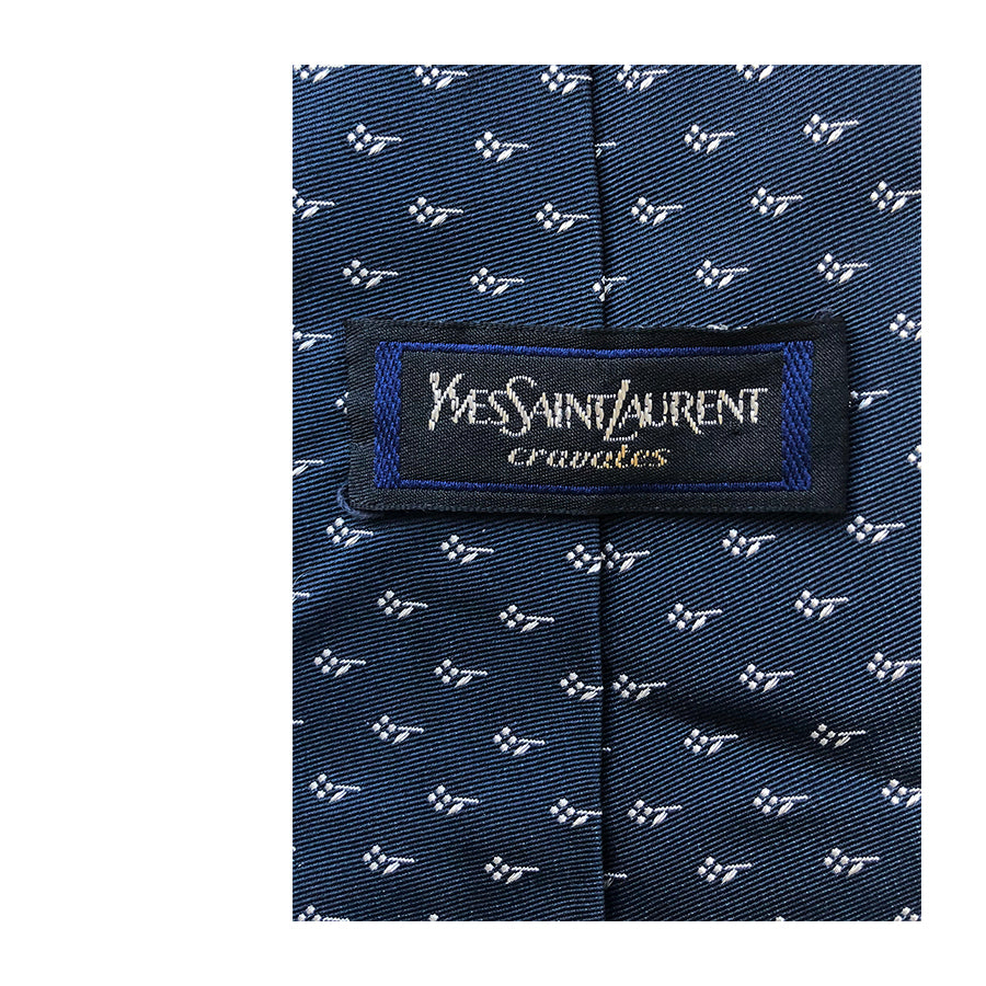 YVES SAINT LAURENT Cravatta in Seta Pura