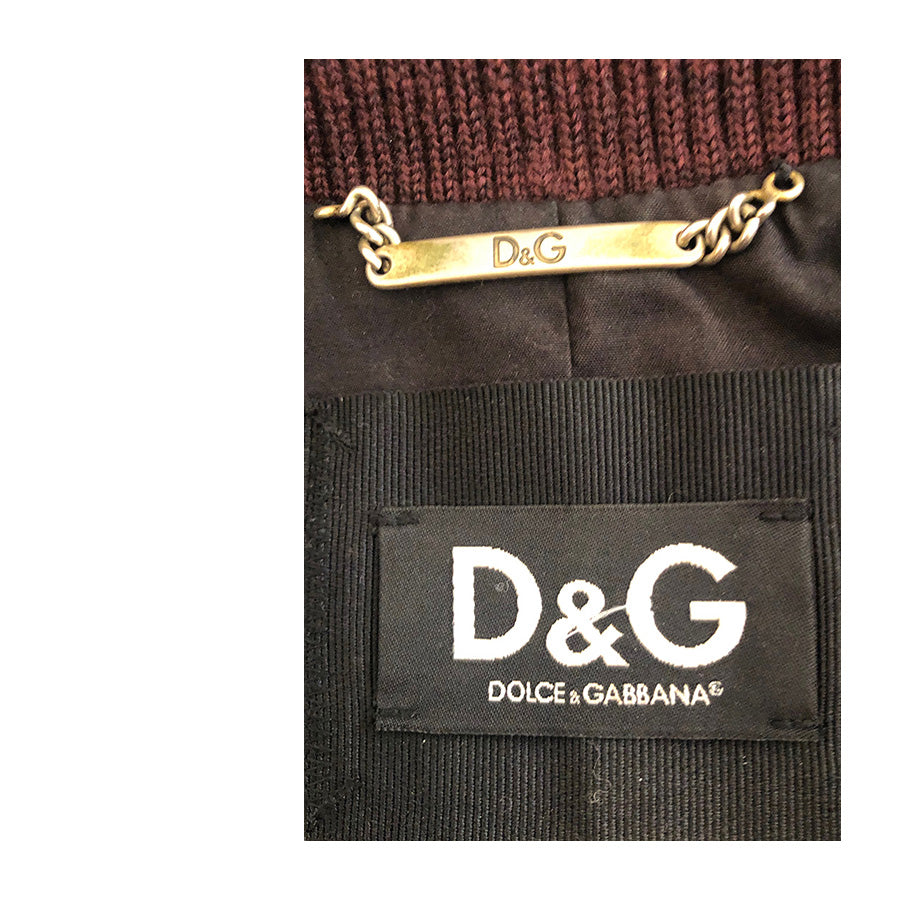 DOLCE&GABBANA Chiodo in Pelle