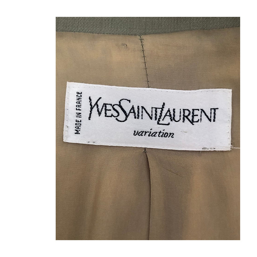 YVES SAINT LAURENT Completo in Fresco di Lana