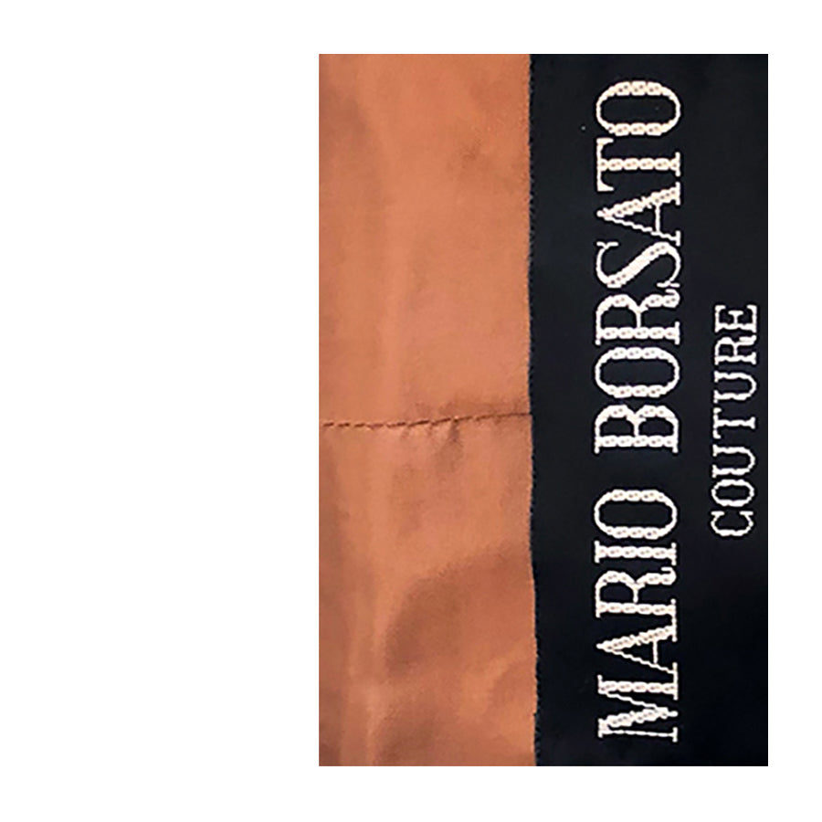 MARIO BORSATO COUTURE Completo in Lana, Cashmere e Pelle