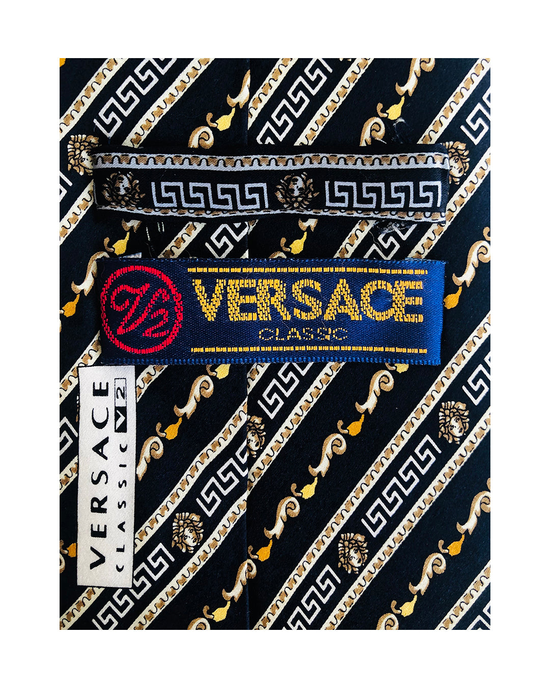 VERSACE Cravatta in Seta