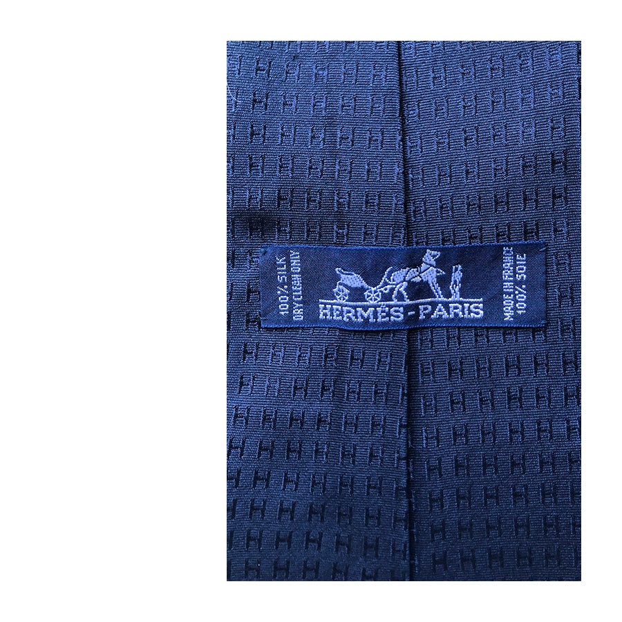 HERMÈS Cravatta in Seta Pura