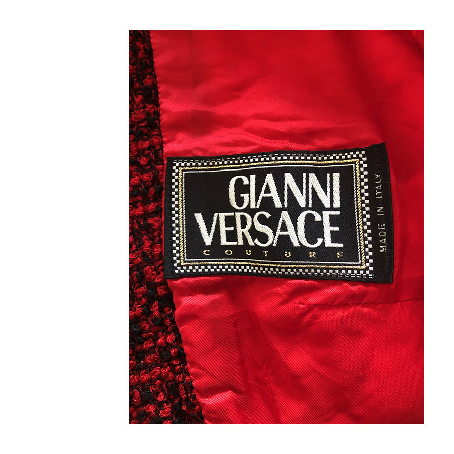 GIANNI VERSACE COUTURE Completo in Lana Bouclè