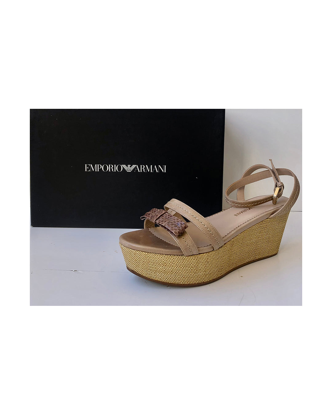 EMPORIO ARMANI Sandali con Plateau