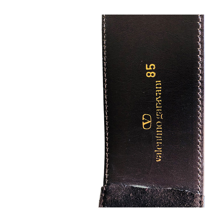 VALENTINO GARAVANI Cintura in Pelle Scamosciata