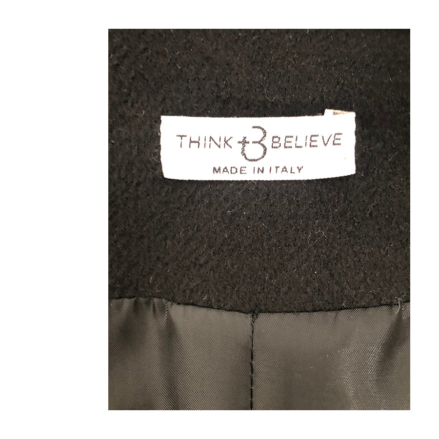 THINK & BELIEVE Wrap Coat