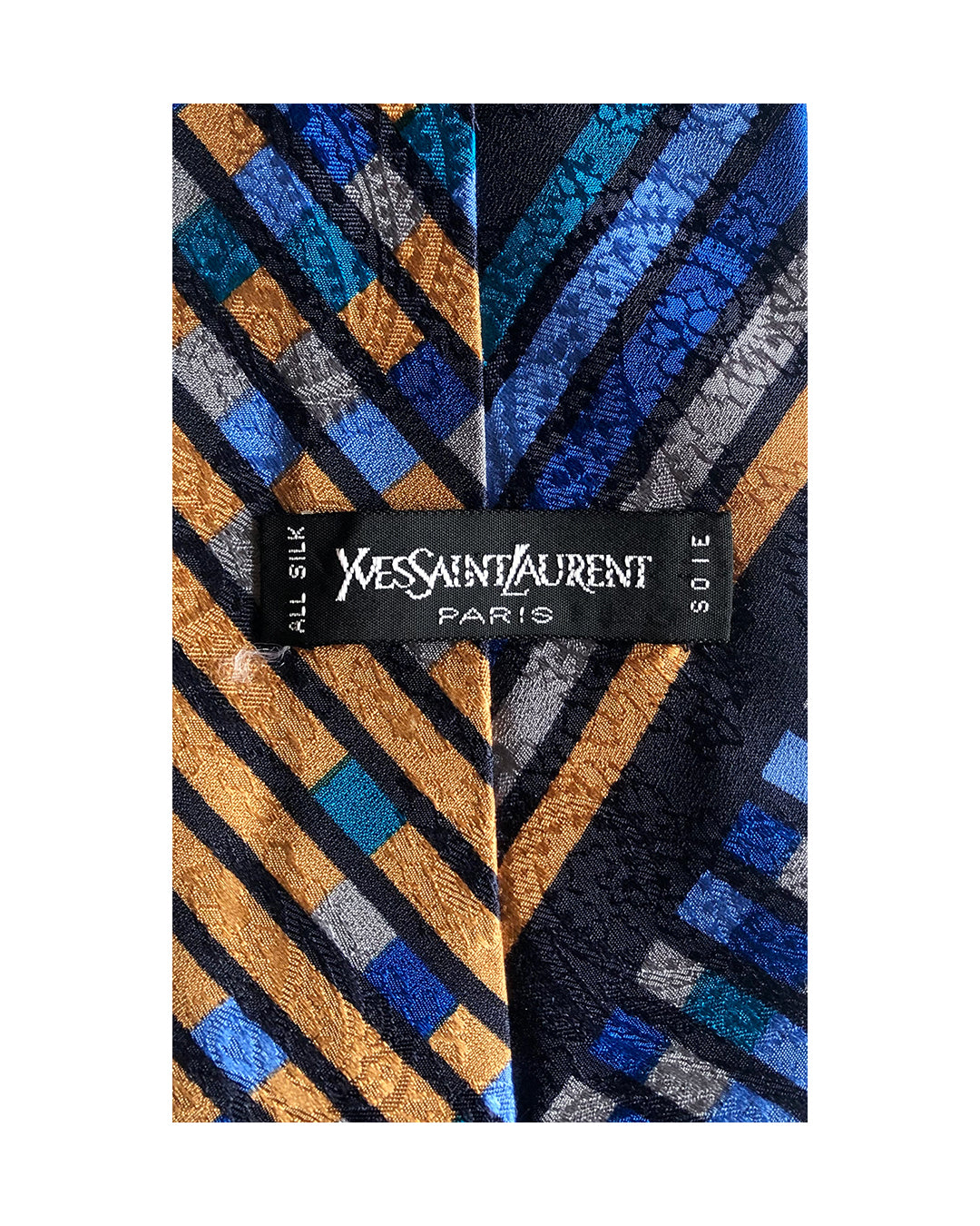 YVES SAINT LAURENT Cravatta in Seta Pura
