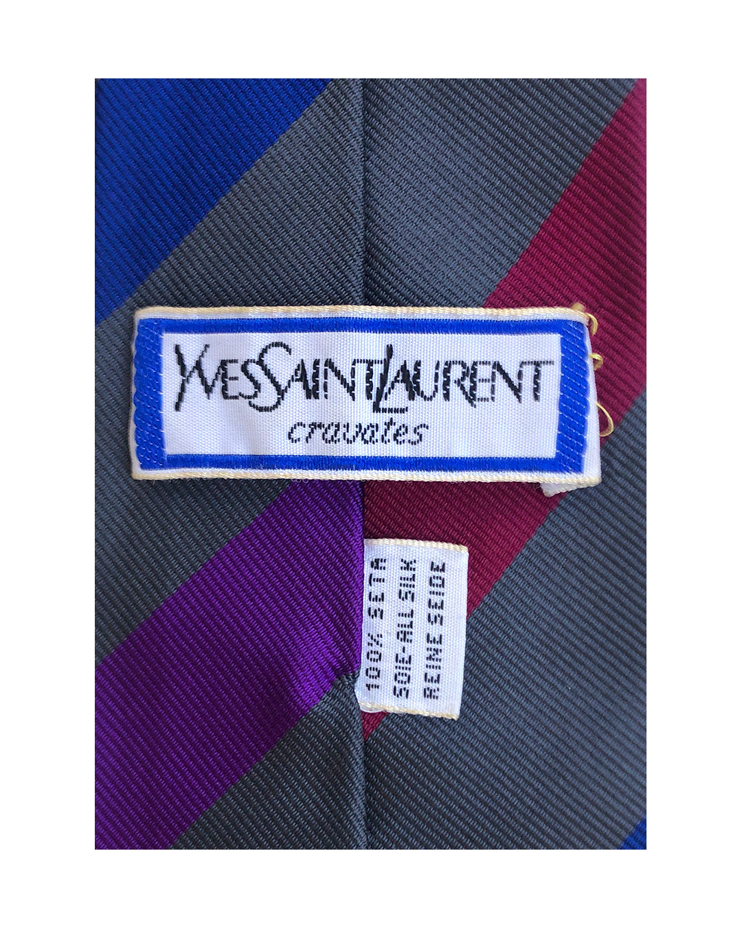 YVES SAINT LAURENT Cravatta in Seta