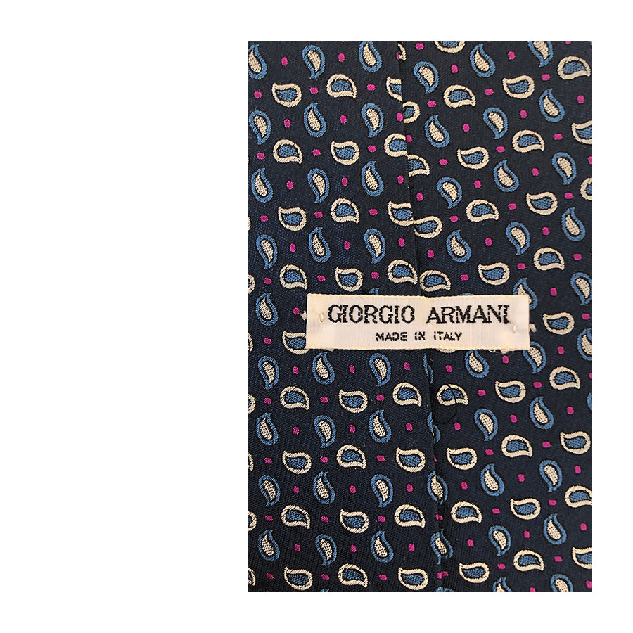 GIORGIO ARMANI Cravatta in Seta Pura