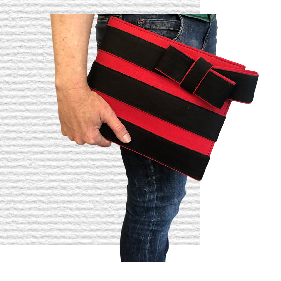 VINTAGE UNSIGNED Busta Rigida in Tessuto