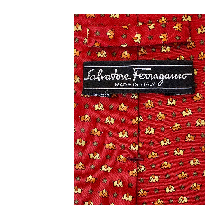 SALVATORE FERRAGAMO Cravatta in Seta Pura