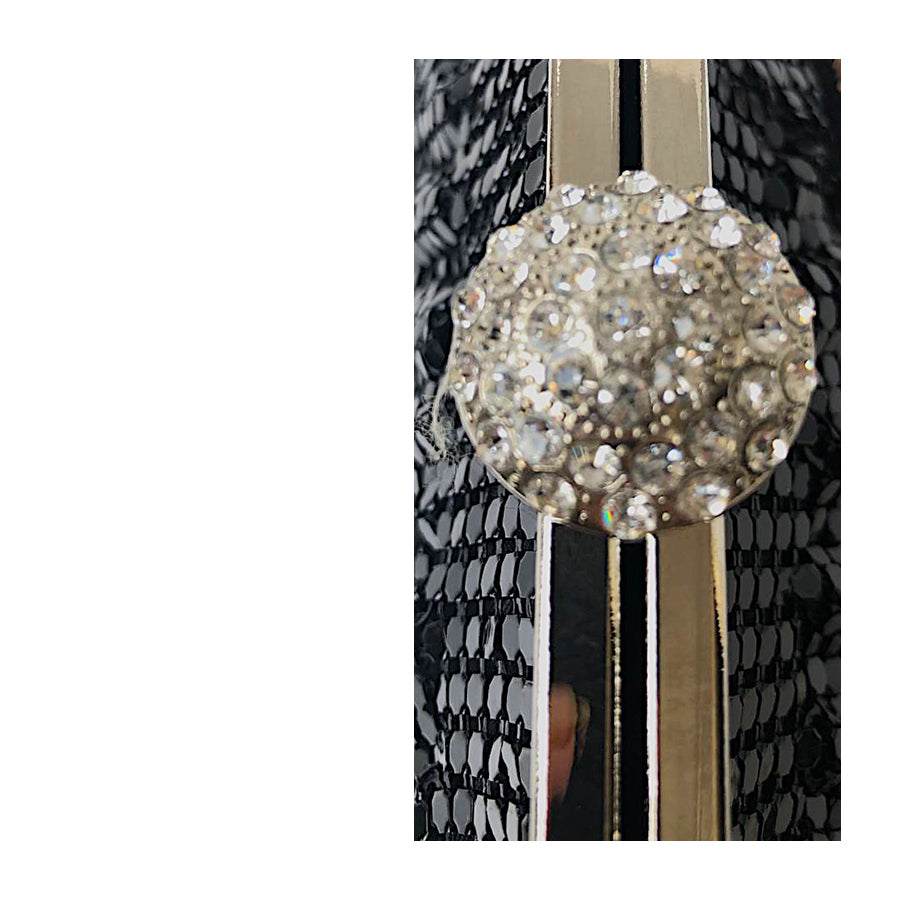 VINTAGE UNSIGNED Clutch in Maglia Metallica