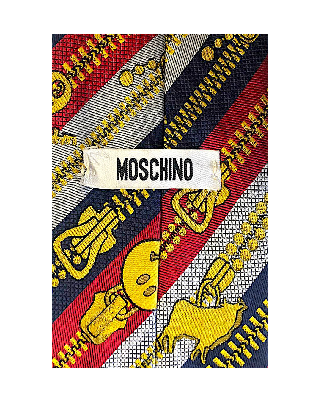 MOSCHINO Cravatta in Seta Pura