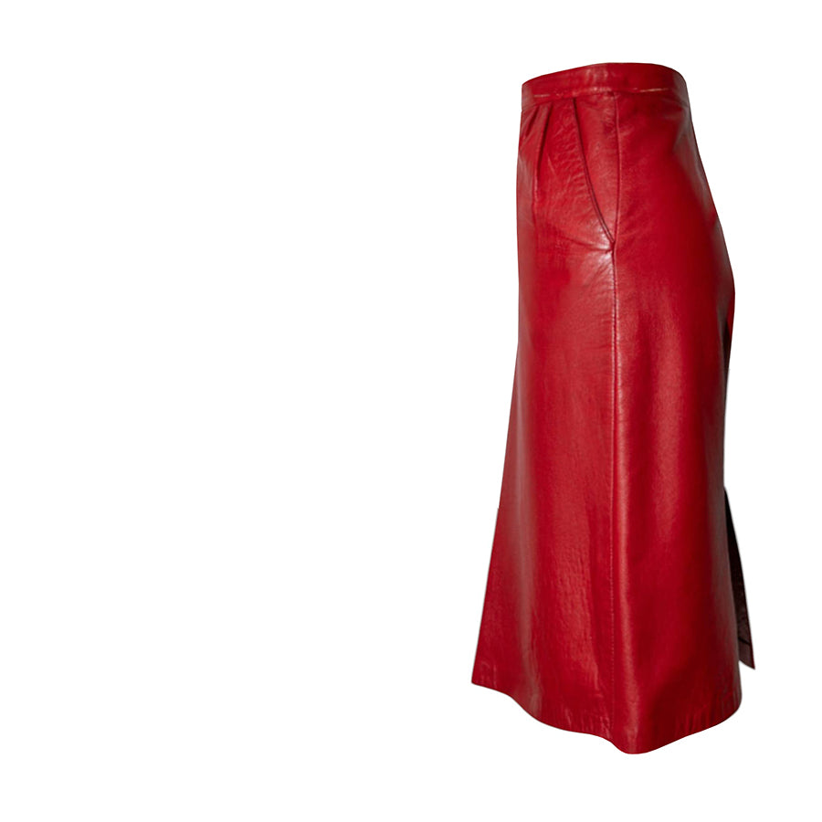 VINTAGE UNSIGNED Gonna in Pelle