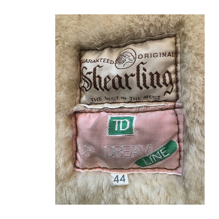 VINTAGE UNSIGNED Shearling Oversize