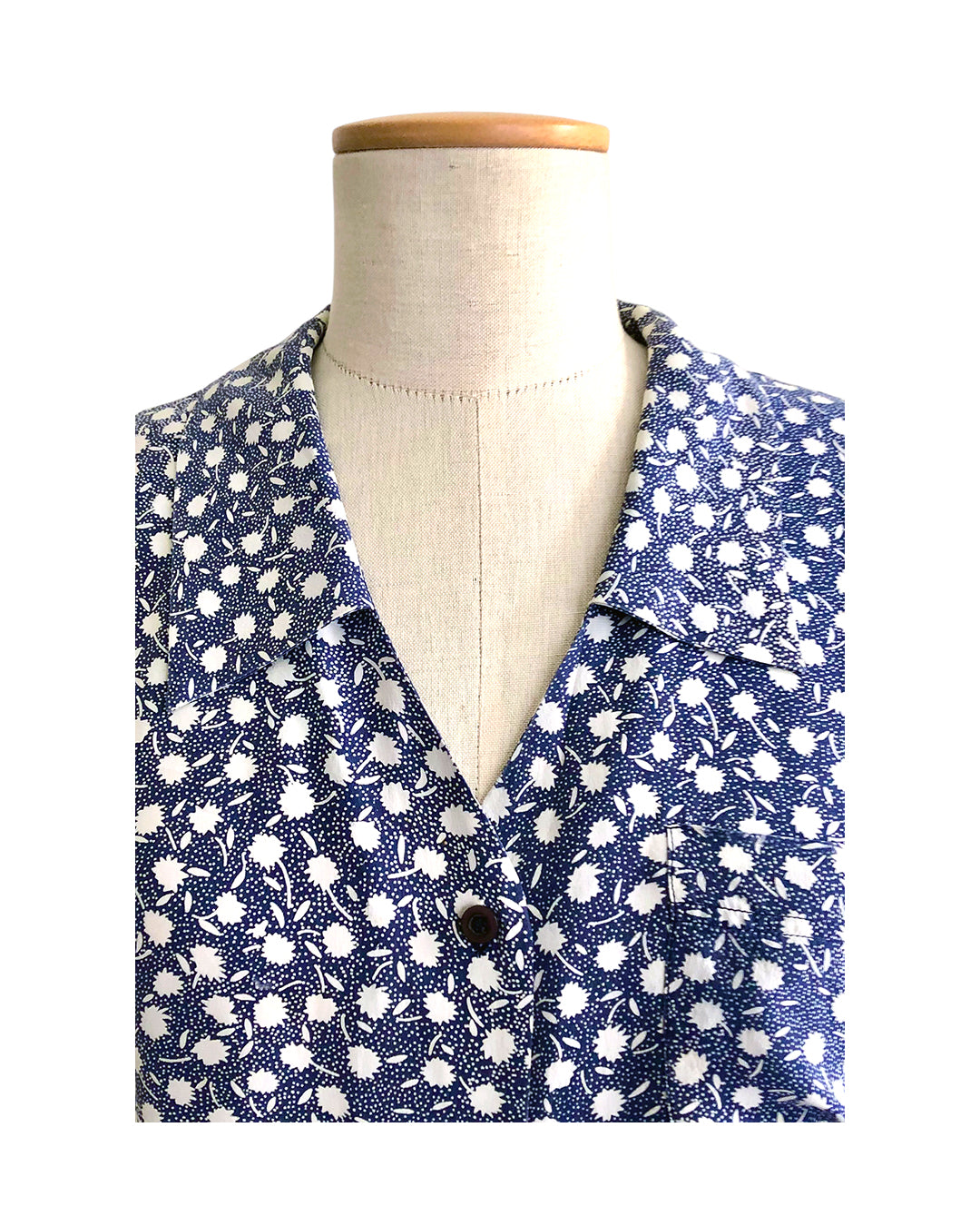 VINTAGE UNSIGNED Camicia Oversize in Seta