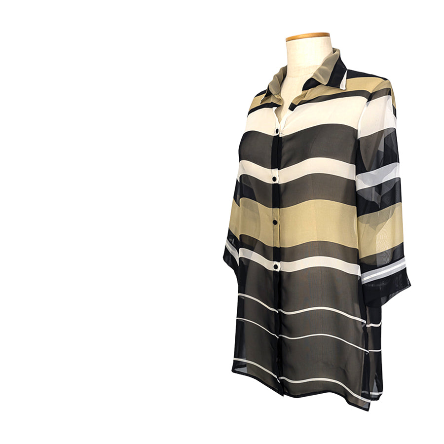 DIANA GALLESI Casacca in Tessuto Trasparente