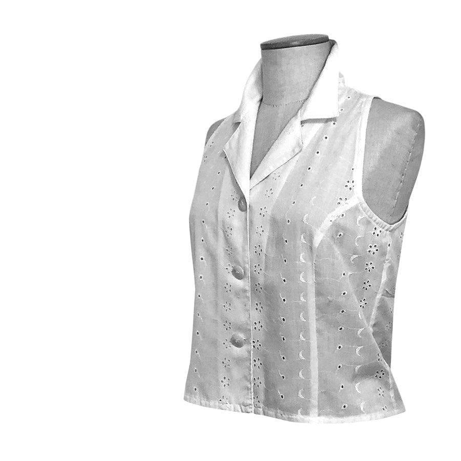 VINTAGE SARTORIALE Top in Sangallo