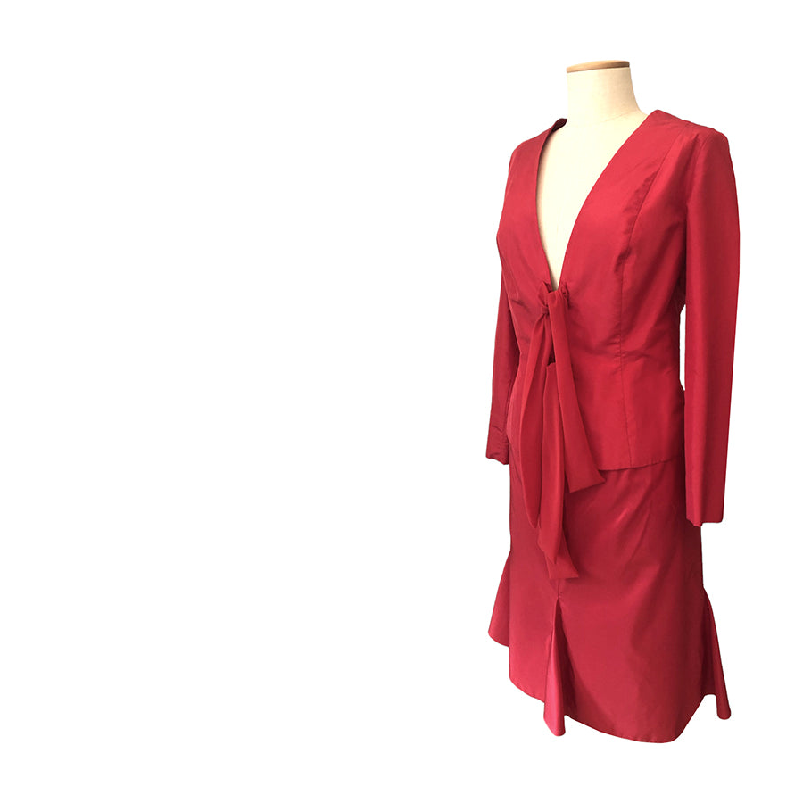 VINTAGE SARTORIALE Completo in Taffetà di Seta