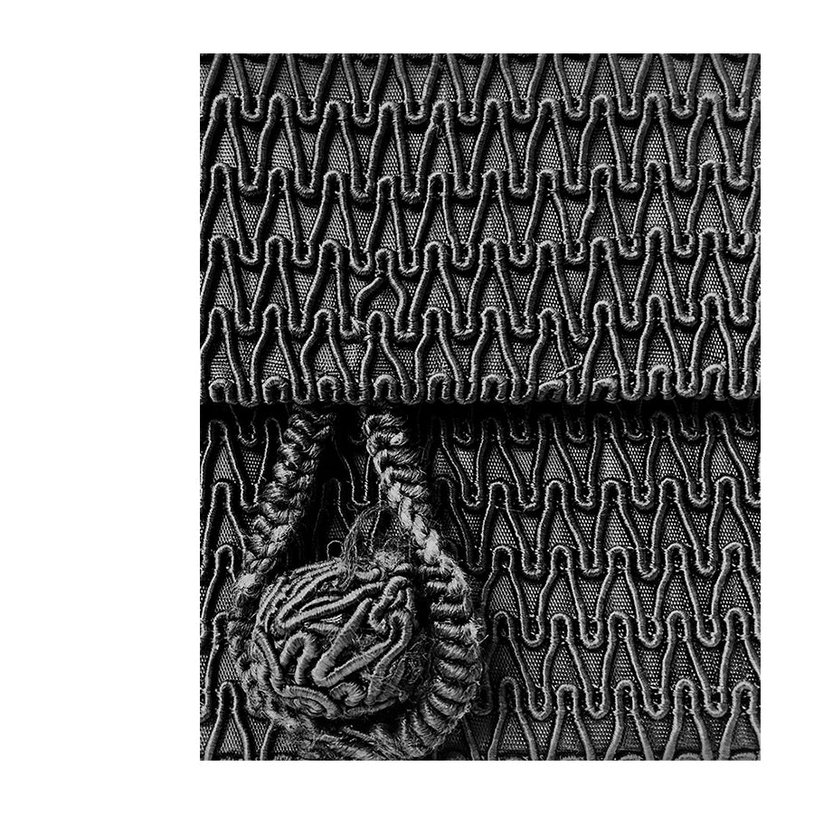 VINTAGE UNSIGNED Bauletto in Tessuto