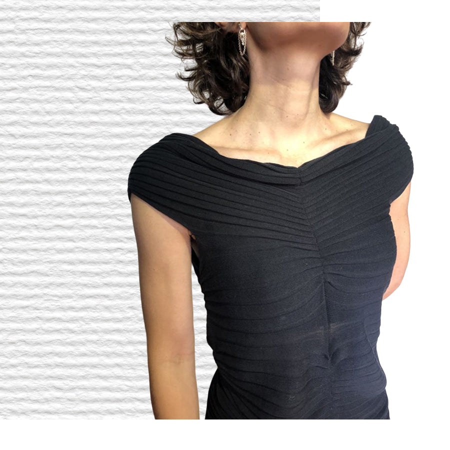 SPORTMAX Bustier/Top in Maglina Plissè