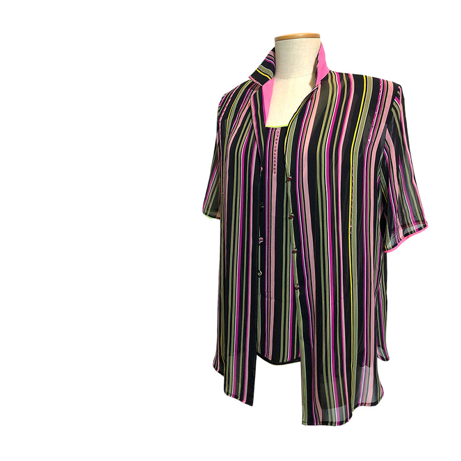 MARIA GRAZIA SEVERI Twin Set in Seta