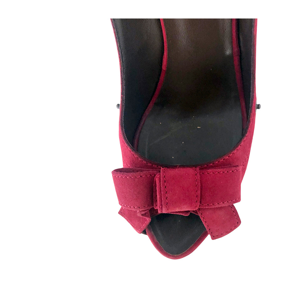 LELLA BALDI Open Toe in Camoscio