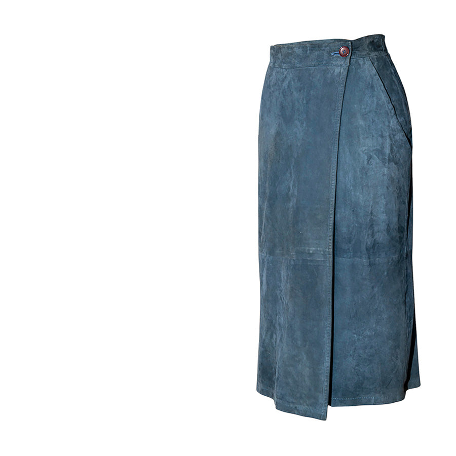 PANCALDI Gonna in Camoscio