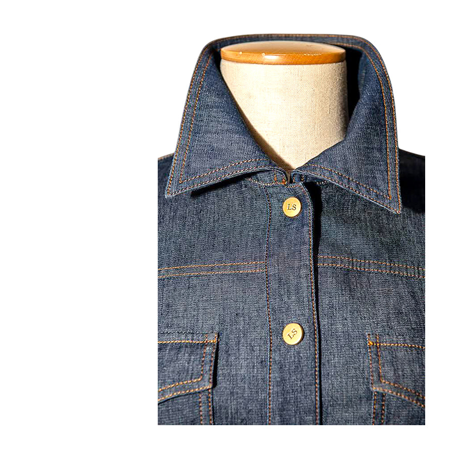 LUISA SPAGNOLI Chemisier in Denim