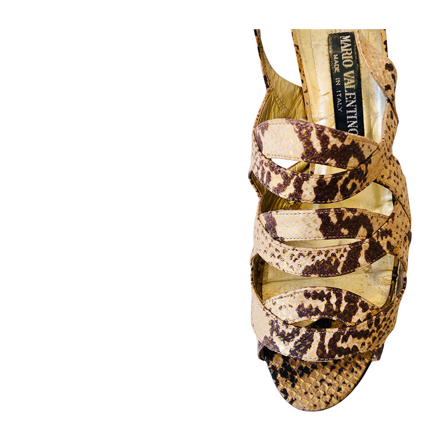 MARIO VALENTINO Sandali in Rettile