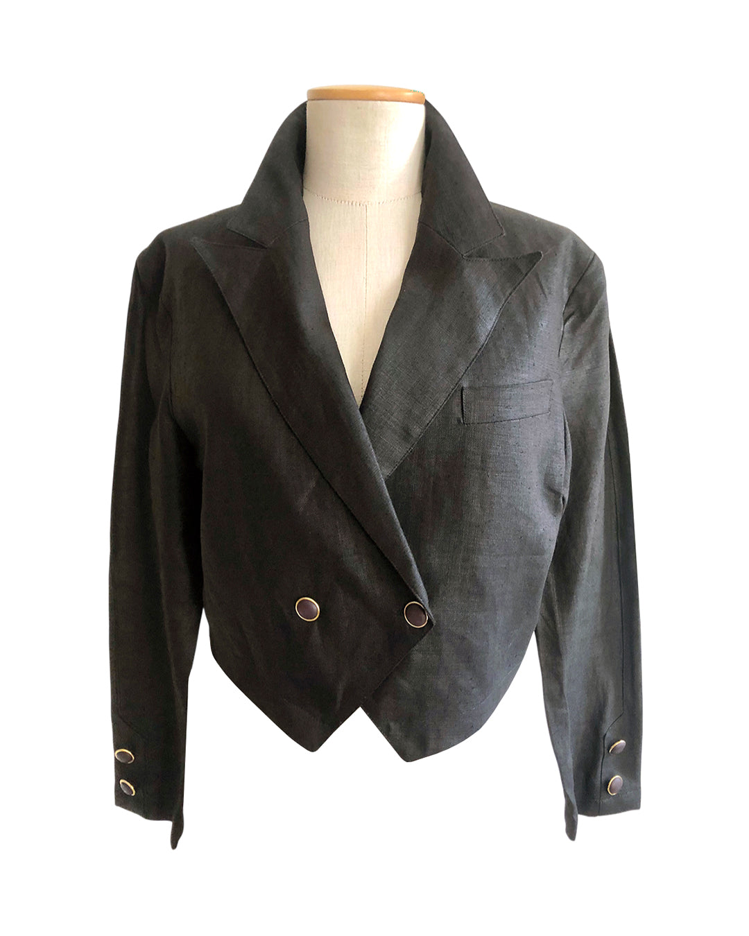 VINTAGE UNSIGNED Blazer in Lino