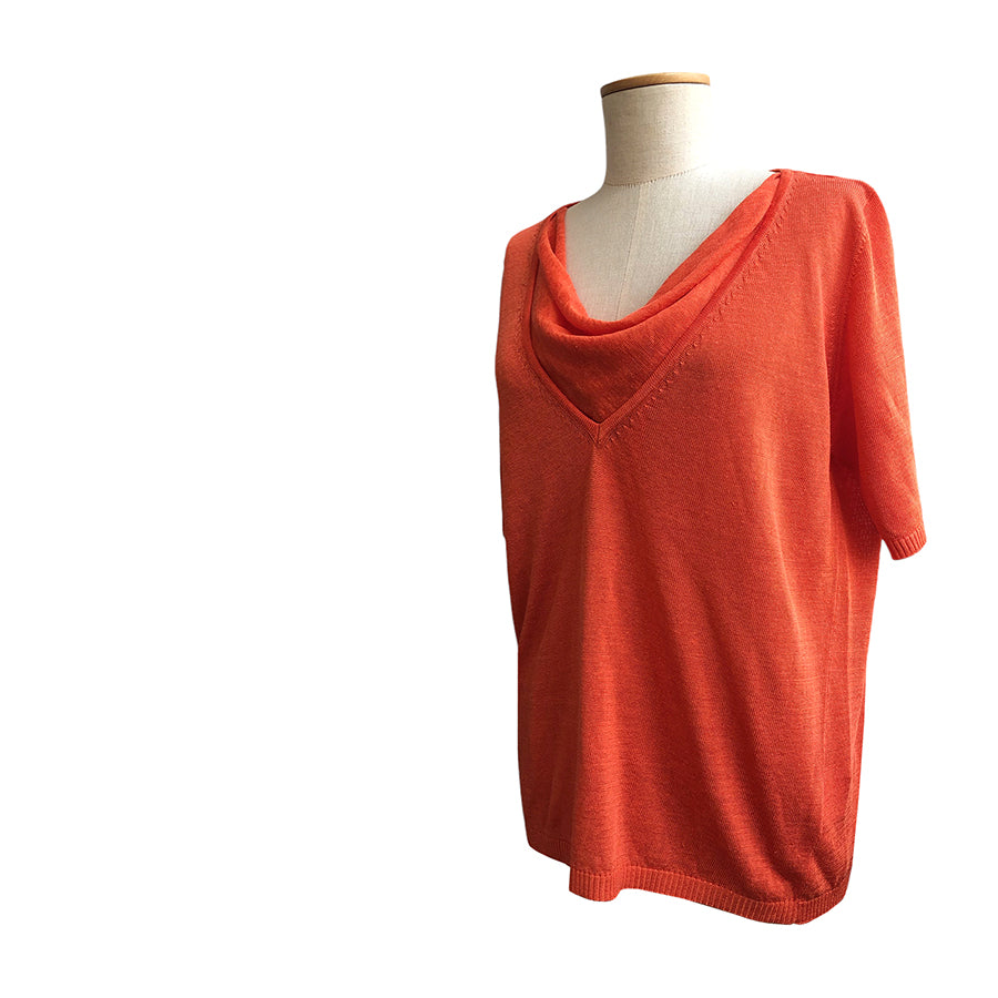 LUISA SPAGNOLI Blusa in Lino e Viscosa