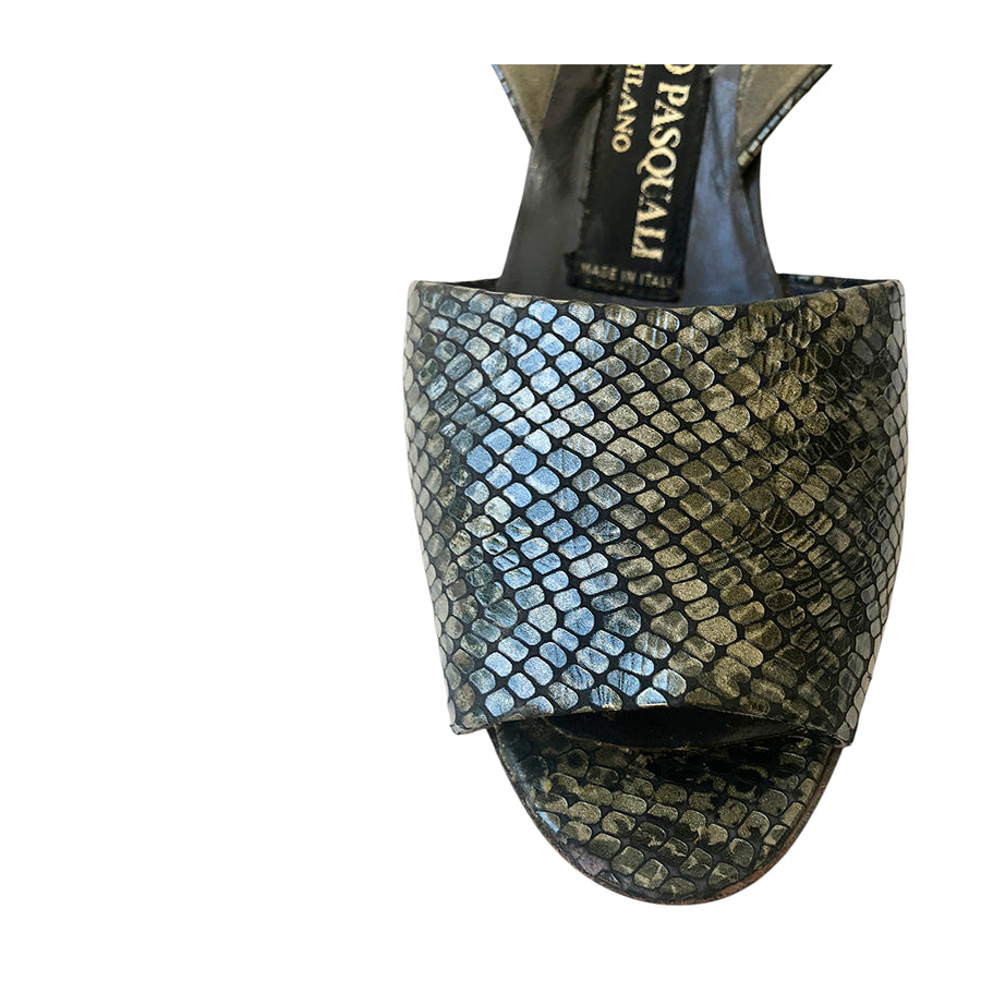 GUIDO PASQUALI Slingback in Rettile