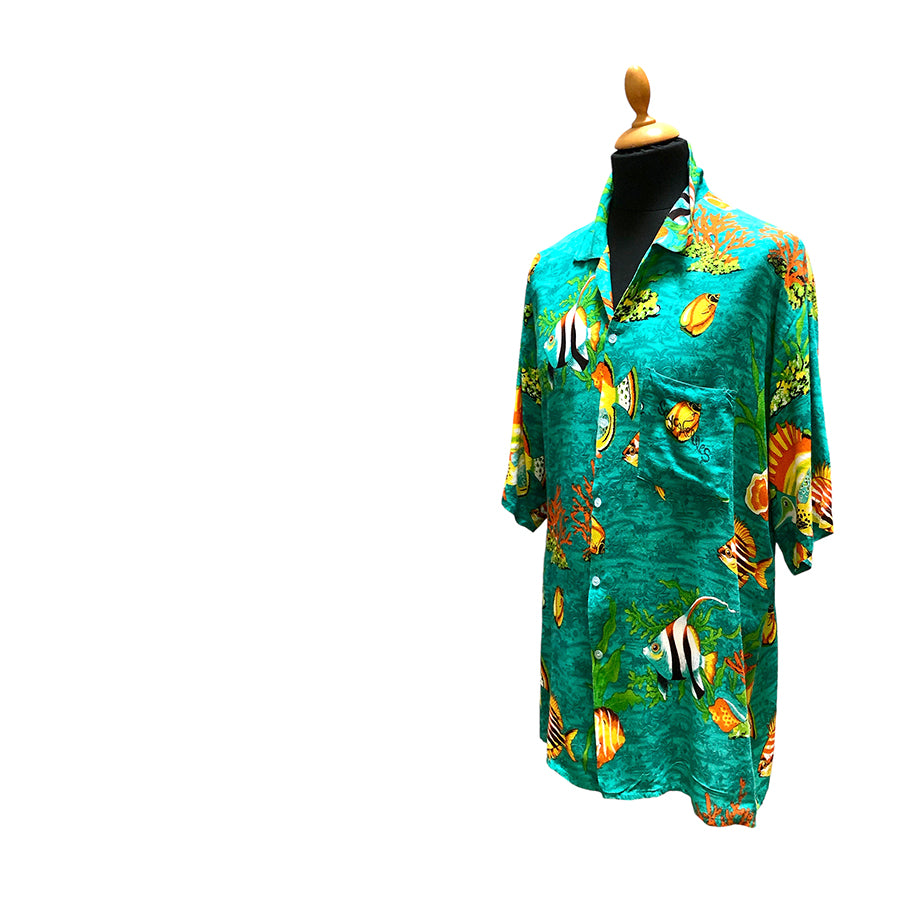 VINTAGE UNSIGNED Aloha Shirt