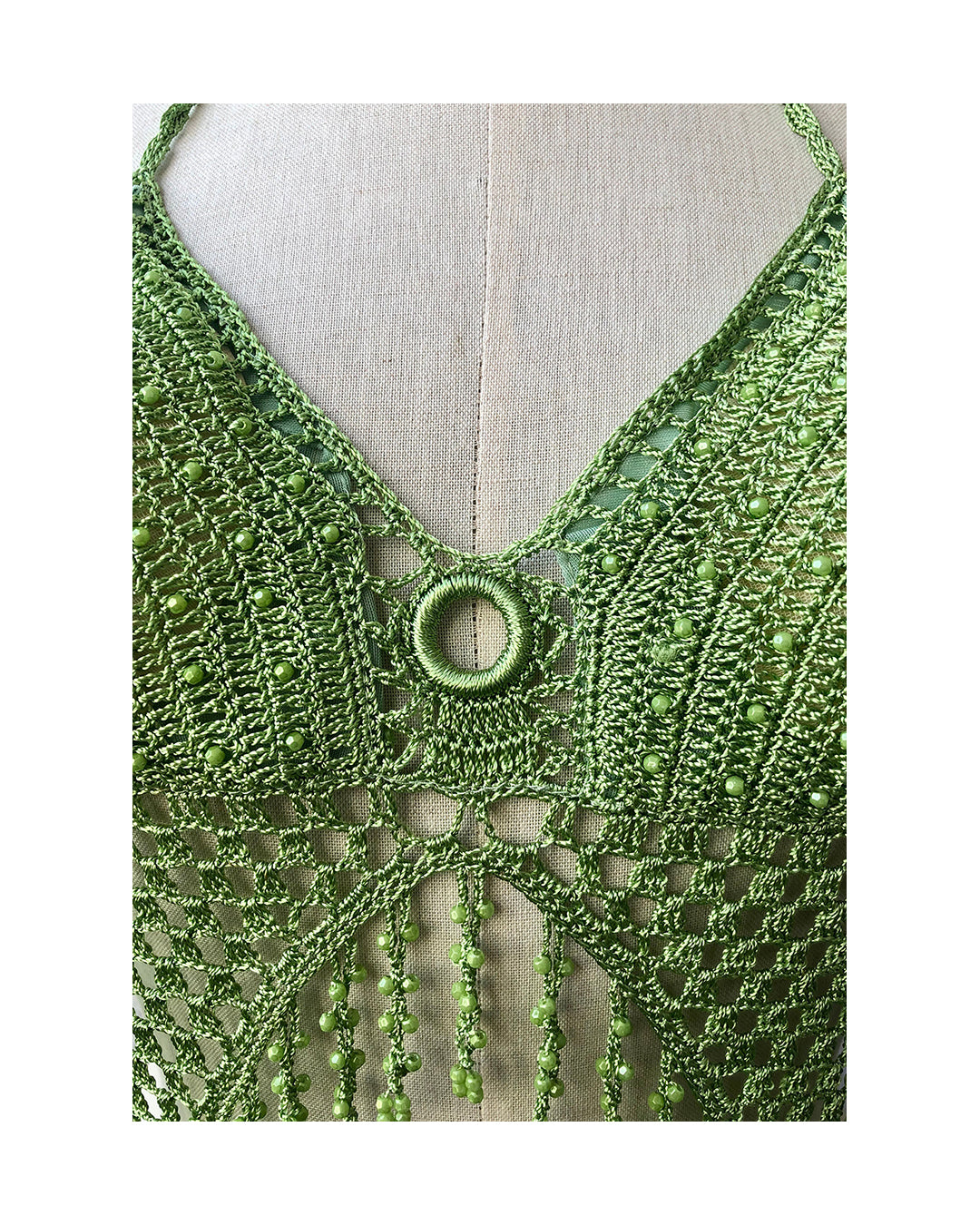 VINTAGE HANDMADE Top crochet