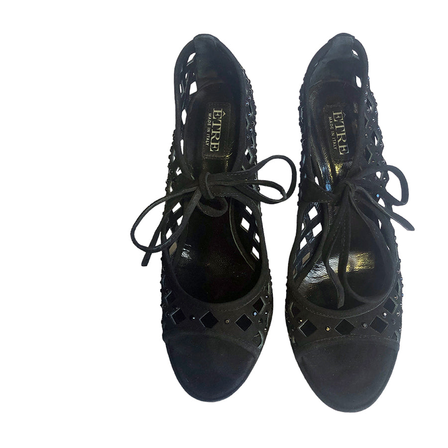 ETRE Décolleté in Camoscio