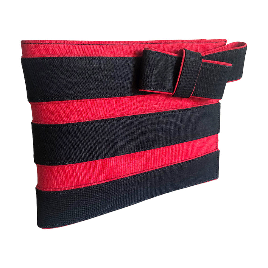 VINTAGE UNSIGNED Busta Rigida in Tessuto