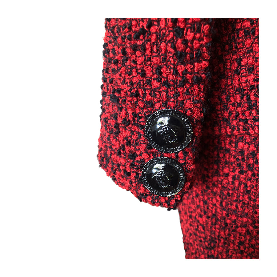 GIANNI VERSACE COUTURE Completo in Lana Bouclè