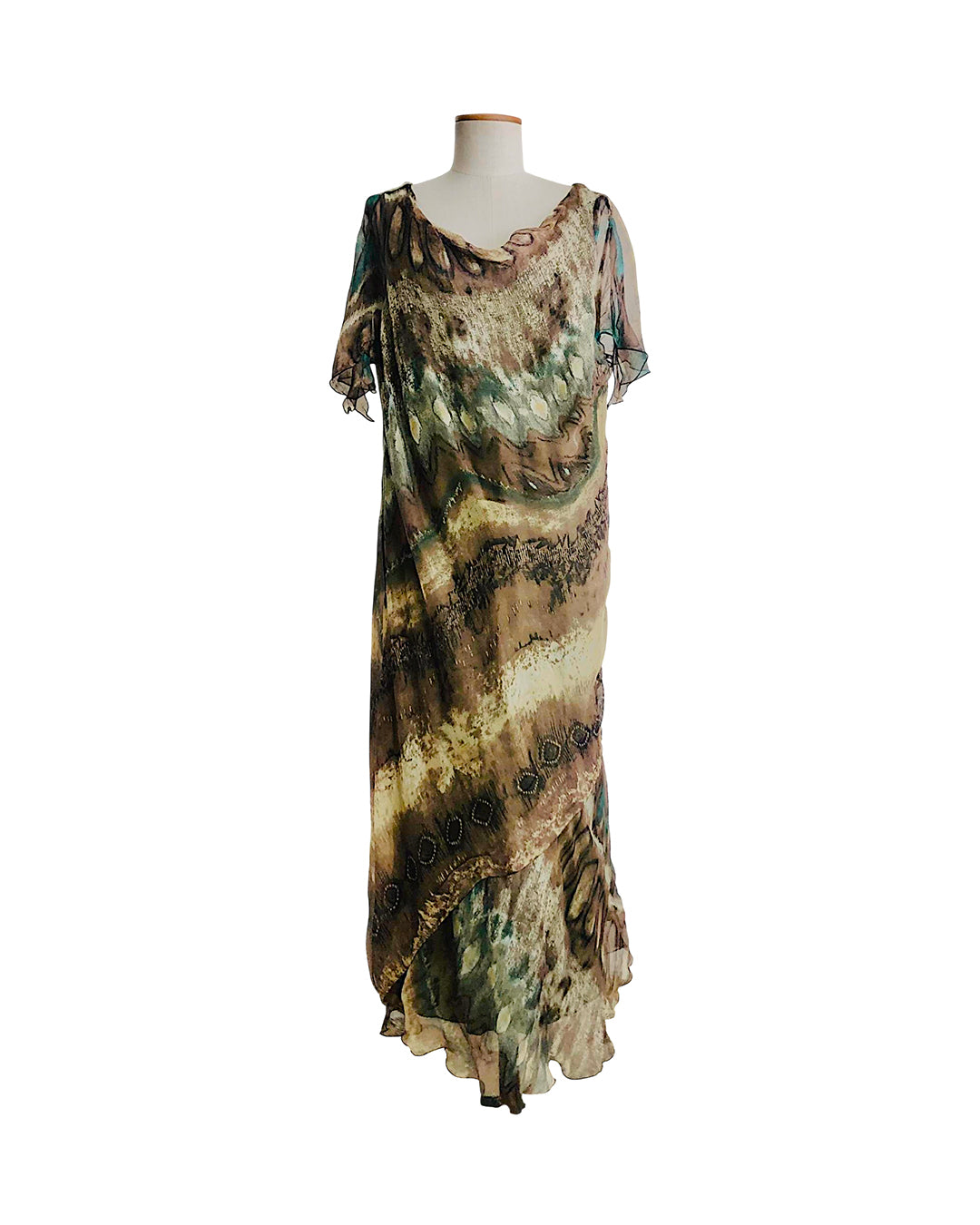 LUISA VIOLA Maxidress in Seta