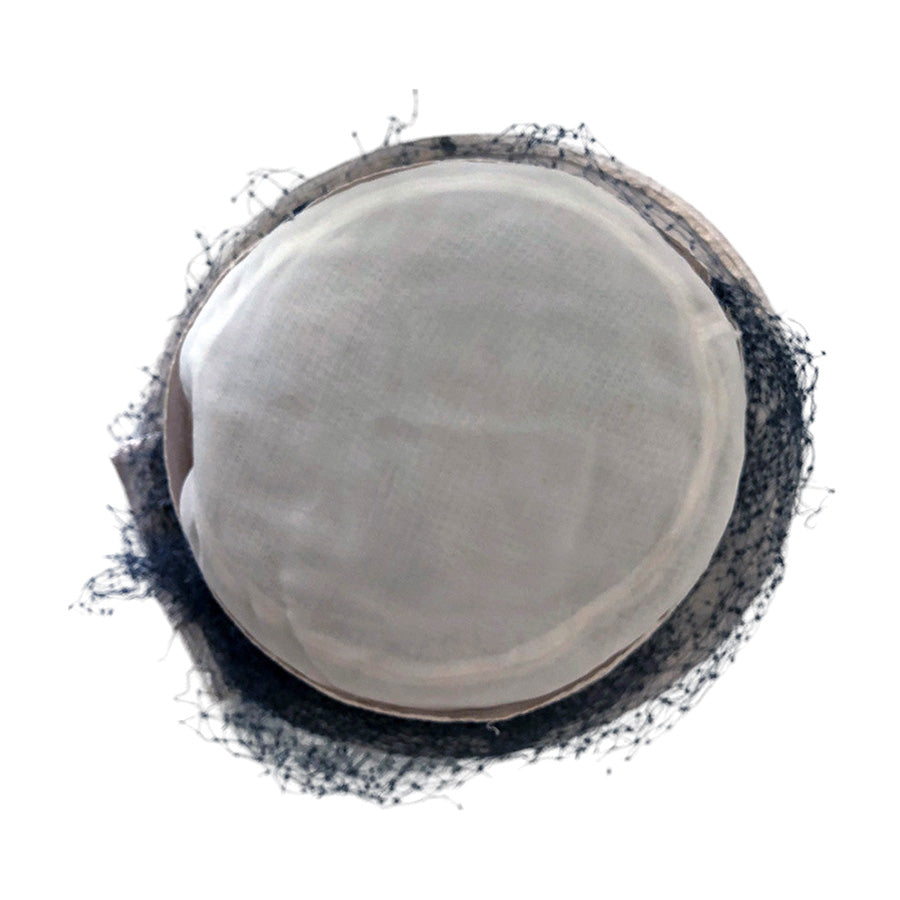 VINTAGE UNSIGNED Cappello con Veletta